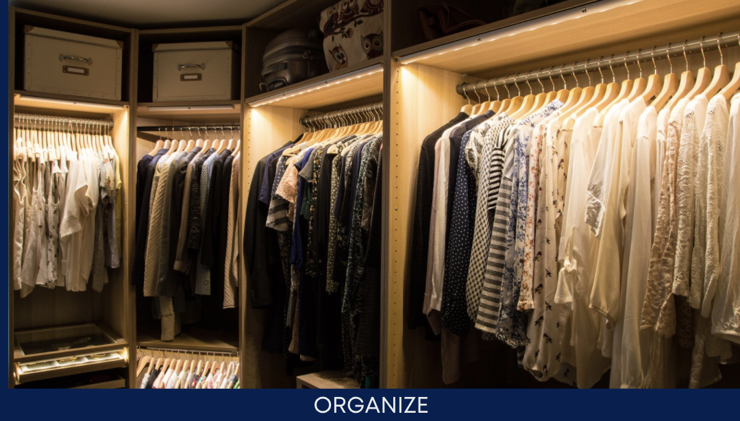 Quer ter o seu closet ou armário organizado e não sabe por onde começar?