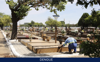 Prefeitura alerta sobre prevenção à dengue nos cemitérios