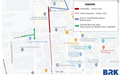 Obras avançam e novo trecho da Rua João Jacon é interditado