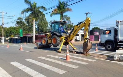 Canteiro central da Av. Laranjeiras será alterado próximo à Rua Jacarandá