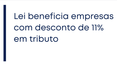 Desconto de 11% para os contribuintes da Taxa de Fiscalização de Atividade