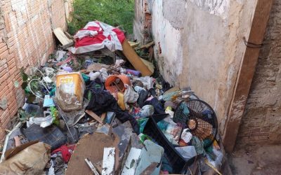 Casa na Vila Queiroz é alvo de limpeza compulsória