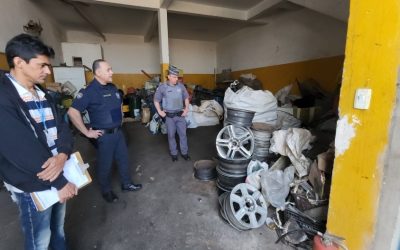 Ação para inibir furto de fios fecha ferro velho sem alvará
