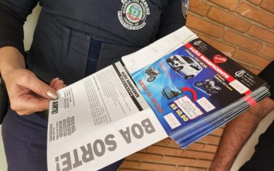 Com nome de entidade, cartelas de rifa são apreendidas