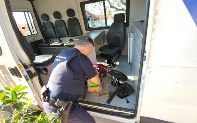 GCM detém casal por furto de ventilador em escola