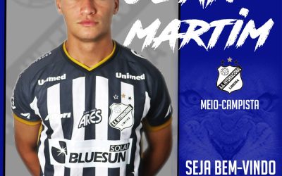 A Inter confirma a chegada do meio-campista Jean Martim.