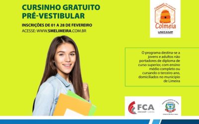 Inscrições de curso preparatório para vestibular começam em 1º de fevereiro