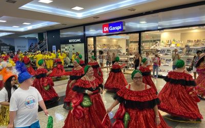 Unidos da Terceira Idade encerra temporada com desfile contagiante no Pátio Limeira Shopping