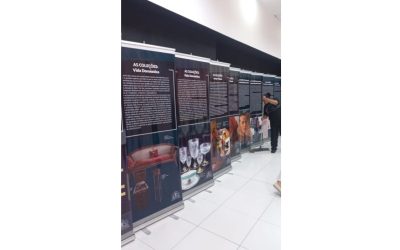 Exposição itinerante no Limeira Shopping