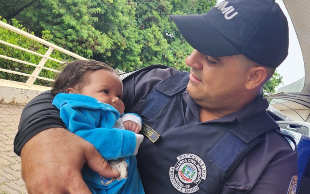 Treinamento permite que GCM salve bebê de um mês em Limeira