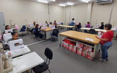 Ceprosom recebe Oficina de Costura para pessoas com deficiência visual