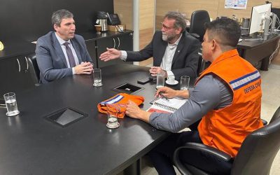 Secretário de Segurança se reúne com dirigente nacional para fortalecer Defesa Civil