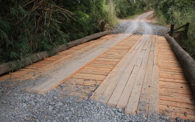 Prefeitura investe mais de R$ 950 mil em manutenção de pontes de madeira