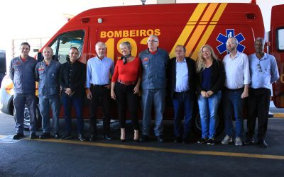 Corpo de Bombeiros recebe nova viatura de resgate