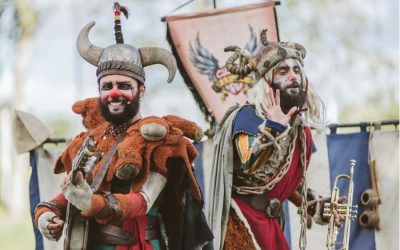 Os Palhaços de Rua apresentam “Vikings e o Reino Saqueado” na Praça Toledo Barros