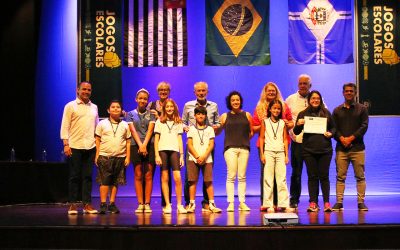 Cerimônia premia vencedores dos Jogos Escolares 2023