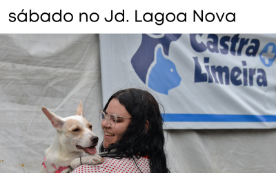 Mutirão de castração gratuita acontece neste sábado no Jd. Lagoa Nova