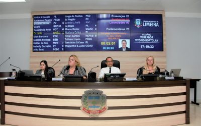 Sessões na Câmara de Limeira serão retomadas na segunda-feira