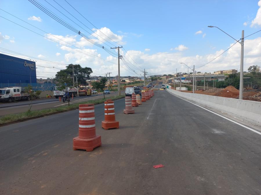 Obras do complexo viário Paulo Natal entram na reta final; novo trecho é aberto ao trânsito