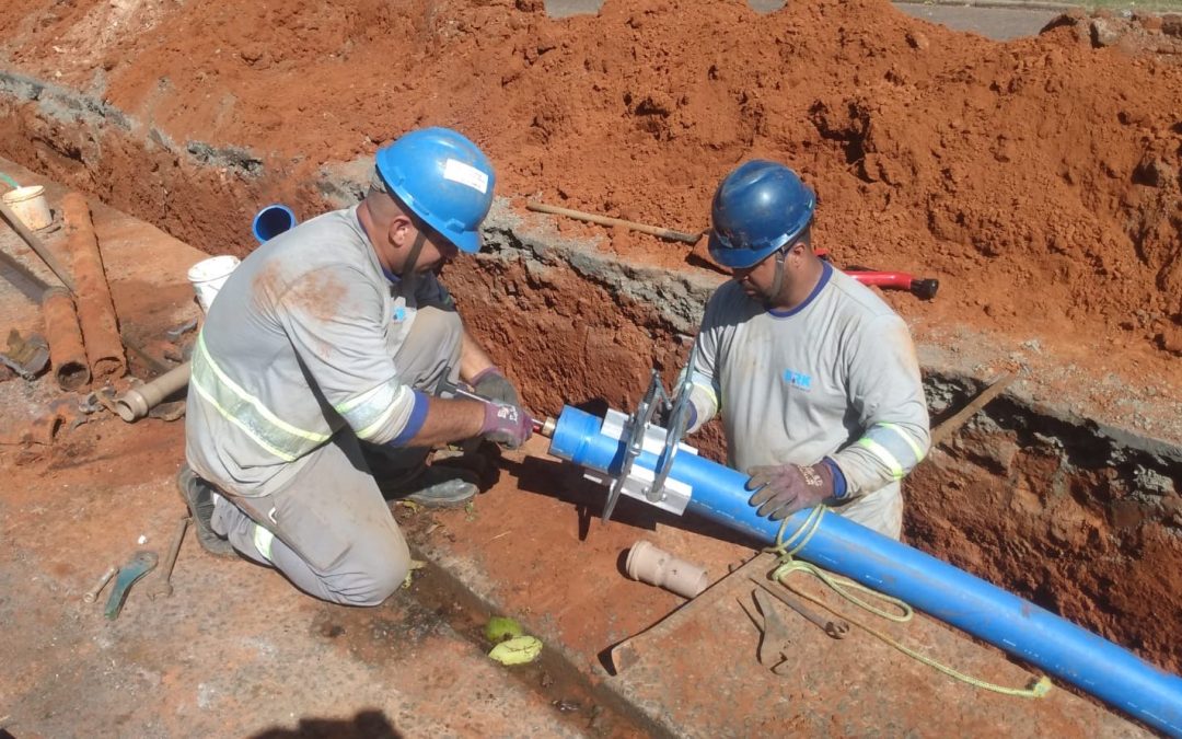 BRK inicia nova obra para substituição de redes de água na Vila Camargo