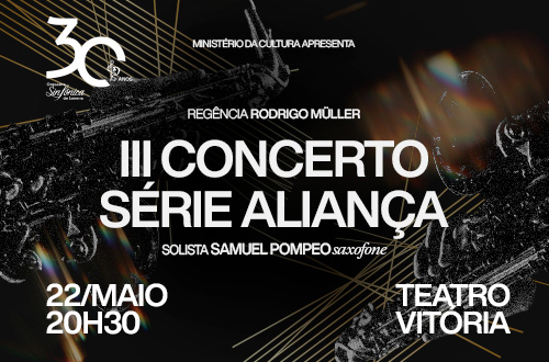 3º Concerto da Série Aliança celebra compositores brasileiros nesta quinta-feira no Teatro Vitória