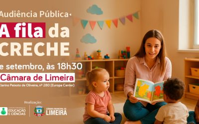Audiência pública sobre fila de espera por vagas em creches será nesta quarta-feira (17), às 18h30