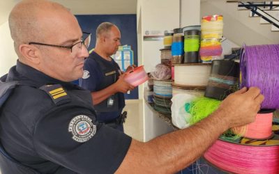 GCM de Limeira apreende 120 mil metros de linha cortante em quatro meses de operação