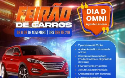 Feirão de Carros em Limeira oferece condições especiais de compras