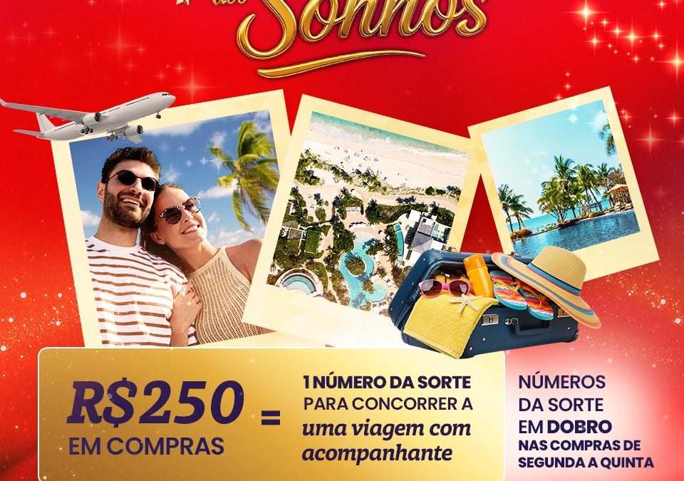 Limeira Shopping sorteará viagem na promoção natalina “Destino dos Sonhos”