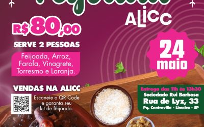 Começam as vendas da Feijoada ALICC 2026