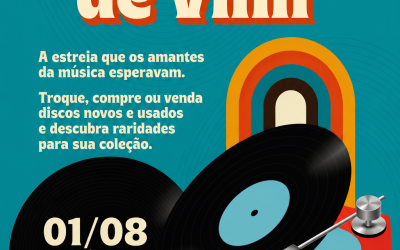 No Mês dos Pais, Feira do Vinil chega à 3ª edição no Limeira Shopping