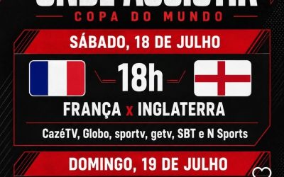 França e Inglaterra entram em campo para decidir a terceira colocação da Copa do Mundo
