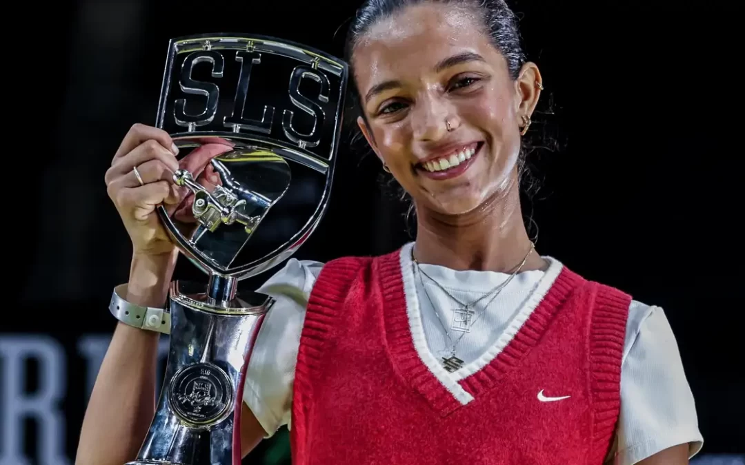 Rayssa é campeã da etapa carioca da Liga Internacional de Skate Street